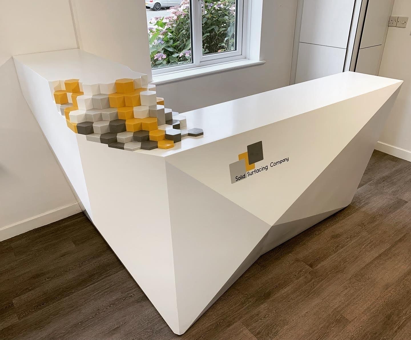 Solid Surfacing Reception counter