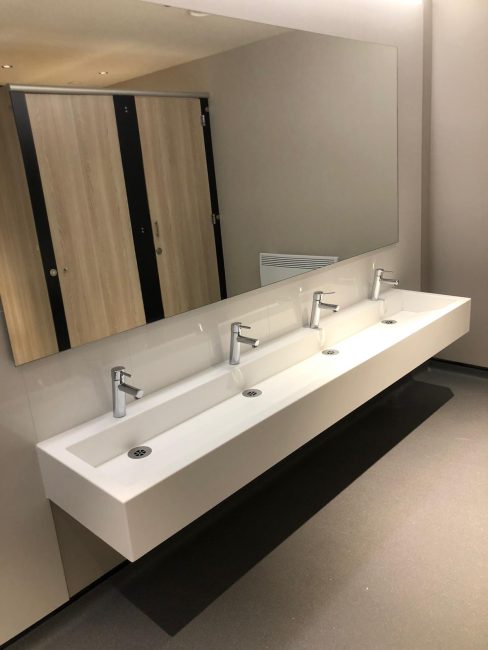 standard trough vanity unit